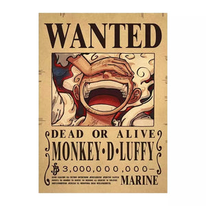 Affiche Wanted One Piece - Grande Taille | Cadeaux de Paris