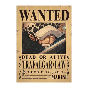Affiche Wanted One Piece - Grande Taille | Cadeaux de Paris