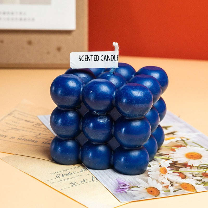 Trois couches de bougies parfumées en forme de Tesseract - Thumbnail | Cadeaux de Paris