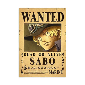Affiche Wanted One Piece | Cadeaux de Paris