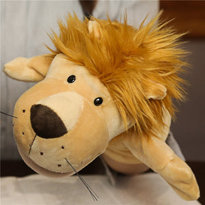 Marionnette Lion Blond - Animaux à Main | Cadeaux de Paris