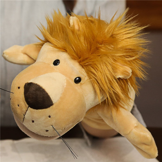 Marionnette Lion Blond - Animaux à Main